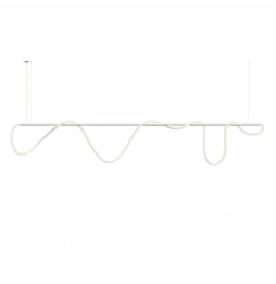 BENEITO FAURE - Luminaria Kaa Line de 2500mm LED 1500mm 100W 230Vac 2700K on/off blanca