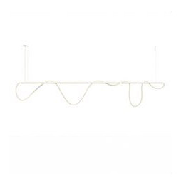 BENEITO FAURE - Luminaria Kaa Line de 2500mm LED 1500mm 100W 230Vac 2700K on/off blanca