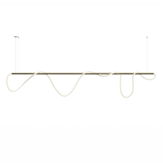 BENEITO FAURE - Luminaria Kaa Line de 2500mm LED 1500mm 100W 230Vac 2700K on/off oro