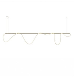 BENEITO FAURE - Luminaria Kaa Line de 2500mm LED 1500mm 100W 230Vac 2700K on/off oro