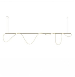 BENEITO FAURE - Luminaria Kaa Line de 2500mm LED 1500mm 100W 230Vac 2700K Casambi oro