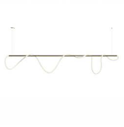 BENEITO FAURE - Luminaria Kaa Line de 2500mm LED 1500mm 100W 230Vac 2700K DALI oro