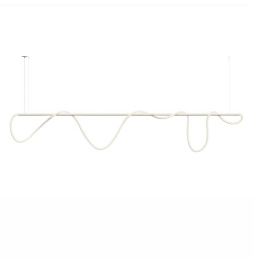 BENEITO FAURE - Luminaria Kaa Line de 2500mm LED 1500mm 100W 230Vac 2700K Push blanca