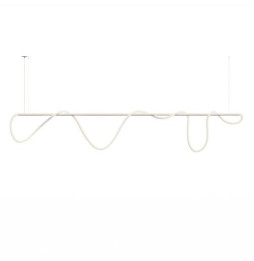 BENEITO FAURE - Luminaria Kaa Line de 2500mm LED 1500mm 100W 230Vac 2700K Push blanca