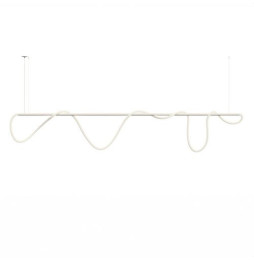 BENEITO FAURE - Luminaria Kaa Line de 2500mm LED 1500mm 100W 230Vac 3000K Casambi blanca