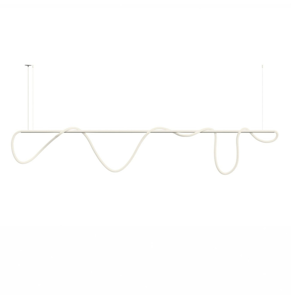 BENEITO FAURE - Luminaria Kaa Line de 2500mm LED 1500mm 100W 230Vac 3000K DALI blanca