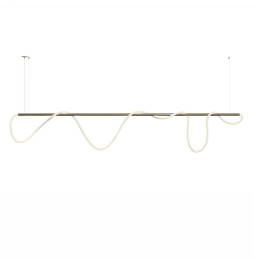 BENEITO FAURE - Luminaria Kaa Line de 2500mm LED 1500mm 100W 230Vac 3000K Push oro