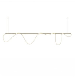 BENEITO FAURE - Luminaria Kaa Line de 2500mm LED 1500mm 100W 230Vac 3000K Push oro