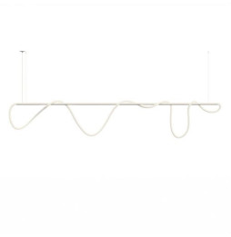 BENEITO FAURE - Luminaria Kaa Line de 2500mm LED 1500mm 100W 230Vac 4000K on/off blanca