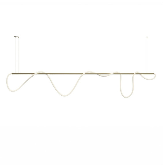 BENEITO FAURE - Luminaria Kaa Line de 2500mm LED 1500mm 100W 230Vac 4000K on/off oro