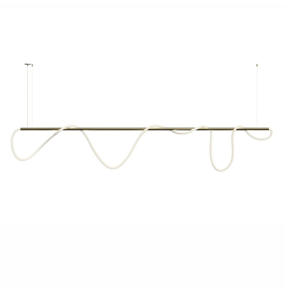 BENEITO FAURE - Luminaria Kaa Line de 2500mm LED 1500mm 100W 230Vac 4000K Casambi oro