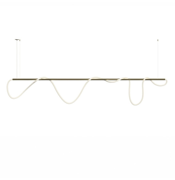 BENEITO FAURE - Luminaria Kaa Line de 2500mm LED 1500mm 100W 230Vac 4000K Casambi oro