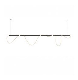 BENEITO FAURE - Luminaria Kaa Line de 2500mm LED 1500mm 100W 230Vac 4000K DALI negra