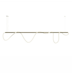 BENEITO FAURE - Luminaria Kaa Line de 2500mm LED 1500mm 100W 230Vac 4000K DALI oro