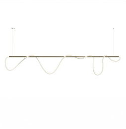 BENEITO FAURE - Luminaria Kaa Line de 2500mm LED 1500mm 100W 230Vac 4000K DALI oro