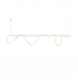 BENEITO FAURE - Luminaria Kaa Line de 2500mm LED 1500mm 100W 230Vac 4000K Push blanca