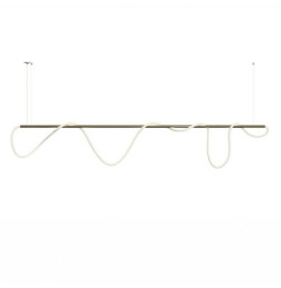 BENEITO FAURE - Luminaria Kaa Line de 2500mm LED 1500mm 100W 230Vac 4000K Push oro