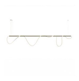 BENEITO FAURE - Luminaria Kaa Line de 2500mm LED 1500mm 100W 230Vac RGB Casambi oro