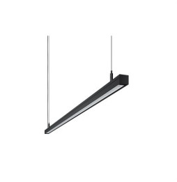 BENEITO FAURE - Luminaria Evo Mini de 1170mm 38W 230Vac 2700K Casambi negra lamas blancas 60°