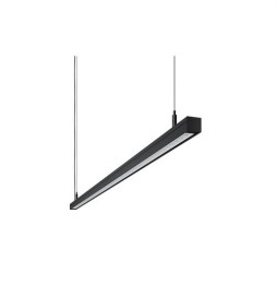 BENEITO FAURE - Luminaria Evo Mini de 1170mm 38W 230Vac 4000K on/off negra lamas blancas 60°