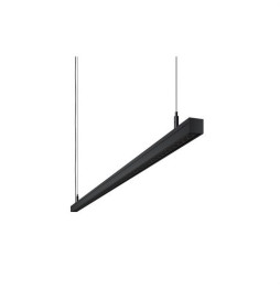 BENEITO FAURE - Luminaria Evo Mini de 1170mm 38W 230Vac 4000K DALI negra lamas negras 60°