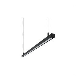 BENEITO FAURE - Luminaria Evo Mini de 1730mm 56W 230Vac 2700K on/off negra lamas blancas 60°