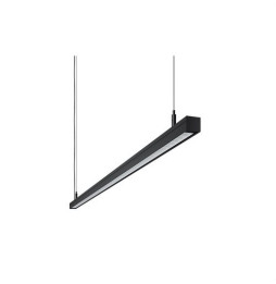 BENEITO FAURE - Luminaria Evo Mini de 1730mm 56W 230Vac 4000K on/off negra lamas blancas 60°