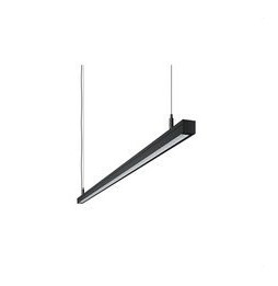 BENEITO FAURE - Luminaria Evo Mini de 1730mm 56W 230Vac 4000K Casambi negra lamas blancas 60°