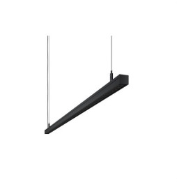 BENEITO FAURE - Luminaria Evo Mini de 2290mm 74W 230Vac 2700K Push negra lamas negras 60°