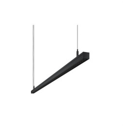 BENEITO FAURE - Luminaria Evo Mini de 2290mm 74W 230Vac 3000K on/off negra lamas negras 60°