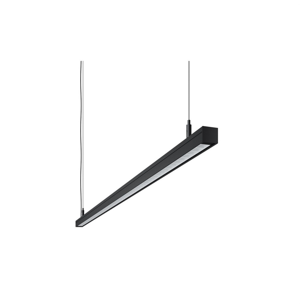 BENEITO FAURE - Luminaria Evo Mini de 2290mm 74W 230Vac 3000K Casambi negra lamas blancas 60°