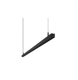 BENEITO FAURE - Luminaria Evo Mini de 2290mm 74W 230Vac 3000K Casambi negra lamas negras 60°