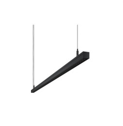 BENEITO FAURE - Luminaria Evo Mini de 2290mm 74W 230Vac 3000K DALI negra lamas negras 60°