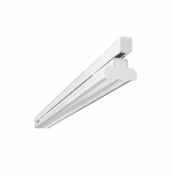 BENEITO FAURE - Luminaria Evo Track para carril de 610mm 38W 230Vac 2700K on/off blanca lamas blancas 30°