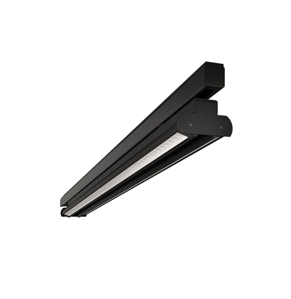 BENEITO FAURE - Luminaria Evo Track para carril de 610mm 38W 230Vac 2700K on/off negra lamas blancas 30°