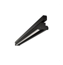 BENEITO FAURE - Luminaria Evo Track para carril de 610mm 38W 230Vac 2700K on/off negra lamas blancas 30°