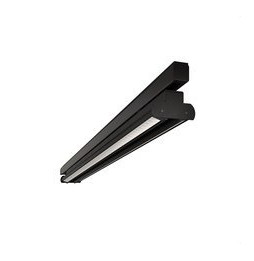 BENEITO FAURE - Luminaria Evo Track para carril de 610mm 38W 230Vac 2700K on/off negra lamas blancas 60°