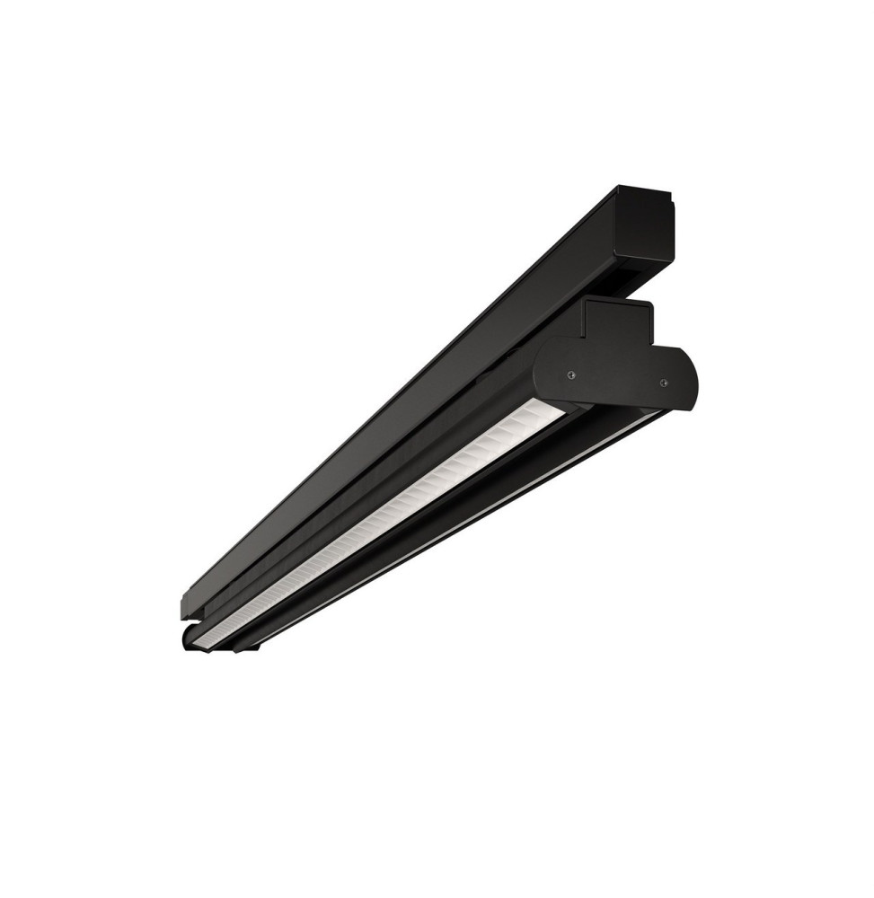 BENEITO FAURE - Luminaria Evo Track para carril de 610mm 38W 230Vac 3000K on/off negra lamas blancas 30°