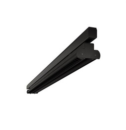 BENEITO FAURE - Luminaria Evo Track para carril de 610mm 38W 230Vac 3000K on/off negra lamas negras 30°
