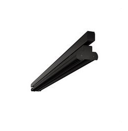 BENEITO FAURE - Luminaria Evo Track para carril de 610mm 38W 230Vac 3000K on/off negra lamas negras 60°