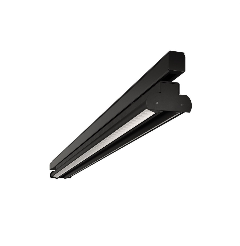 BENEITO FAURE - Luminaria Evo Track para carril de 610mm 38W 230Vac 4000K on/off negra lamas blancas 30°