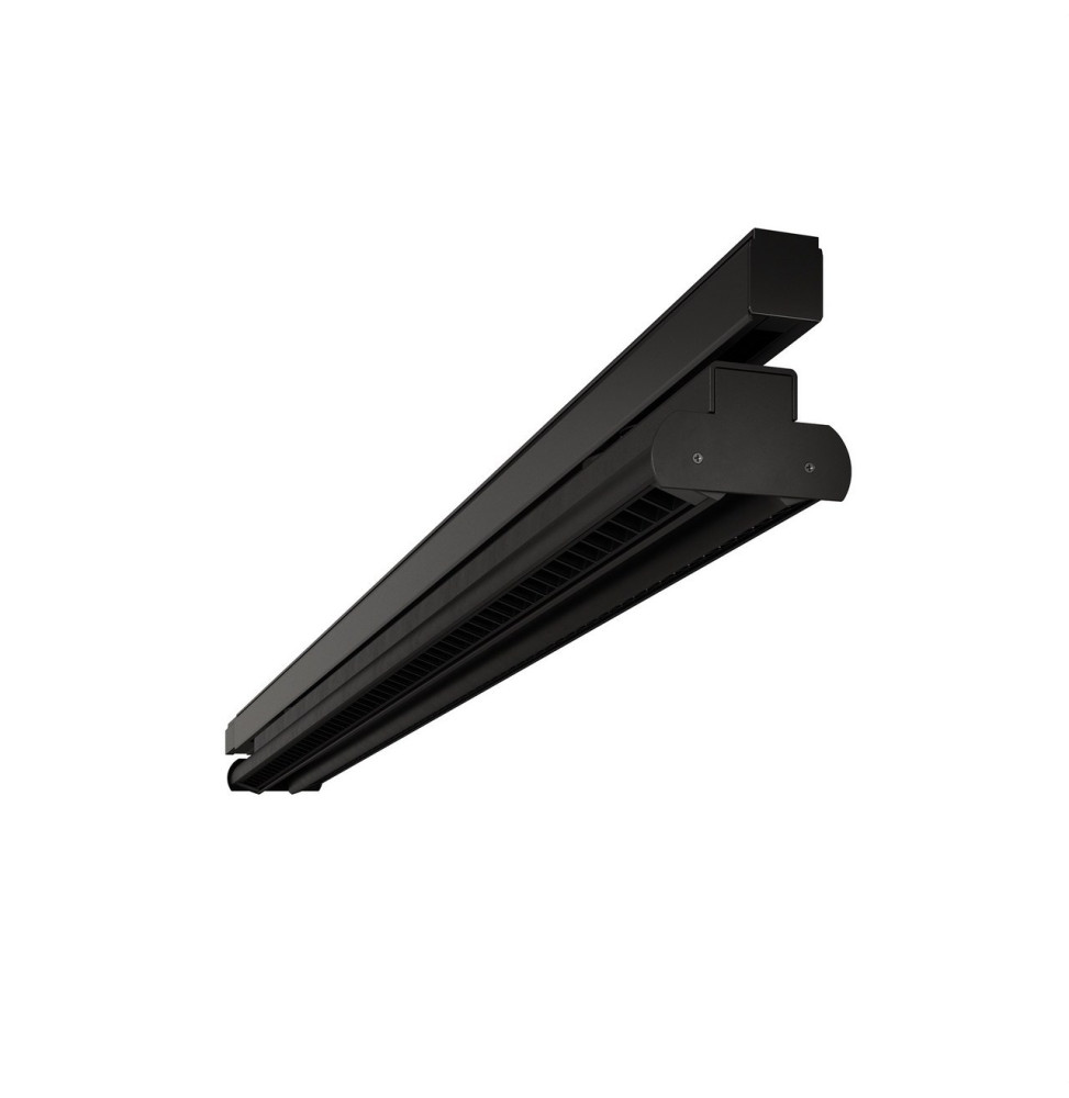 BENEITO FAURE - Luminaria Evo Track para carril de 610mm 38W 230Vac 4000K on/off negra lamas negras 60°