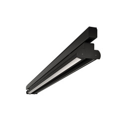 BENEITO FAURE - Luminaria Evo Track para carril de 890mm 56W 230Vac 2700K on/off negra lamas blancas 60°