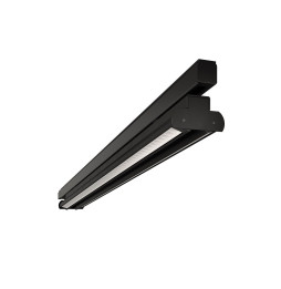 BENEITO FAURE - Luminaria Evo Track para carril de 890mm 56W 230Vac 3000K on/off negra lamas blancas 30°