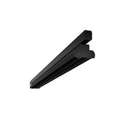 BENEITO FAURE - Luminaria Evo Track para carril de 890mm 56W 230Vac 3000K on/off negra lamas negras 60°