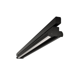 BENEITO FAURE - Luminaria Evo Track para carril de 890mm 56W 230Vac 4000K on/off negra lamas blancas 30°