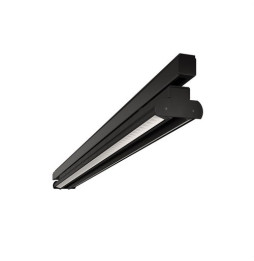 BENEITO FAURE - Luminaria Evo Track para carril de 890mm 56W 230Vac 4000K on/off negra lamas blancas 30°