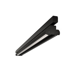 BENEITO FAURE - Luminaria Evo Track para carril de 890mm 56W 230Vac 4000K on/off negra lamas blancas 60°