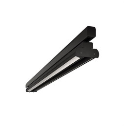 BENEITO FAURE - Luminaria Evo Track para carril de 890mm 56W 230Vac 4000K on/off negra lamas blancas 60°