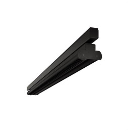 BENEITO FAURE - Luminaria Evo Track para carril de 890mm 56W 230Vac 4000K on/off negra lamas negras 30°